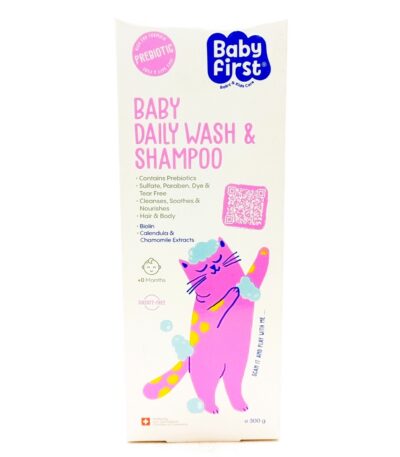 شامپو روزانه سر و بدن نوزاد بیبی فرست