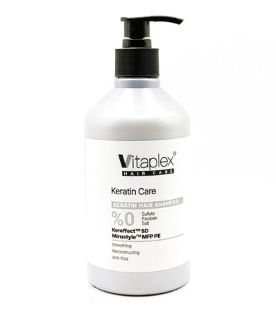 شامپو فاقد سولفات موهای کراتین شده ویتاپلکس 500 میلی لیتر