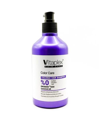 شامپو فاقد سولفات مناسب موهای رنگ شده ویتاپلکس 500 میلی لیتر