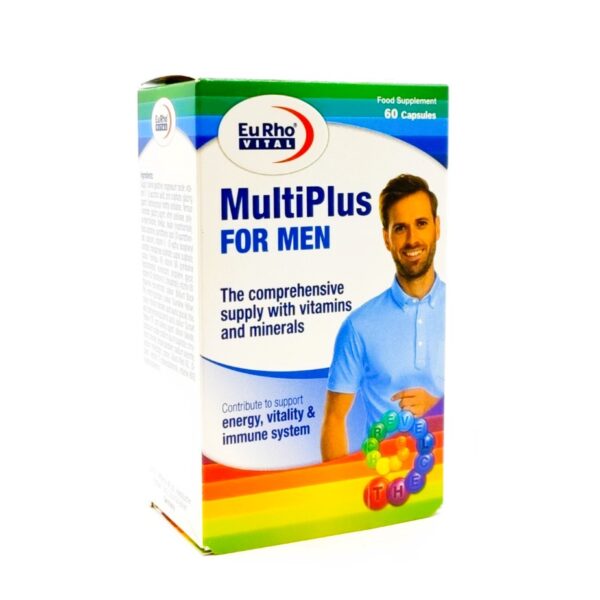 کپسول مولتی پلاس آقایان یوروویتال 60 عدد