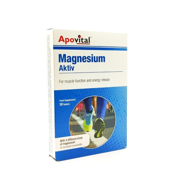 قرص منیزیم اکتیو آپوویتال 30 عدد