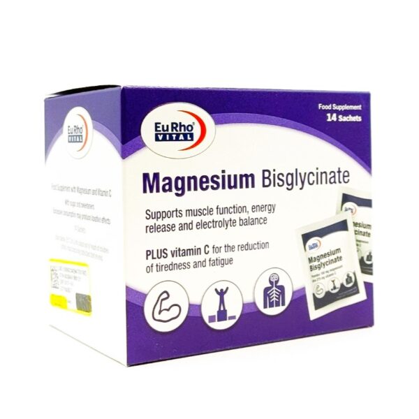 ساشه منیزیم بیس گلایسینات یوروویتال 14 عدد