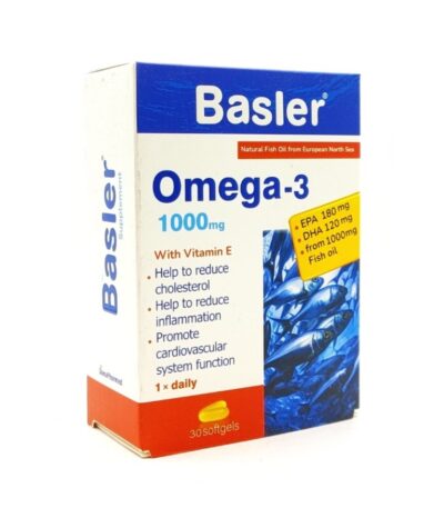 سافت ژل امگا 3 باسلر 1000 میلی گرم