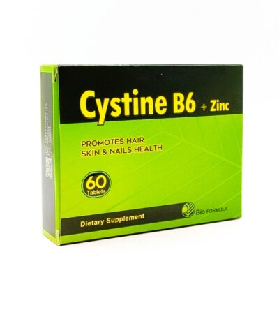 قرص سیستین B6 و زینک بایو فرمولا 60 عدد
