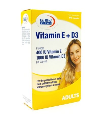 کپسول ویتامین E و D3 یوروویتال