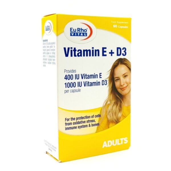 کپسول ویتامین E و D3 یوروویتال