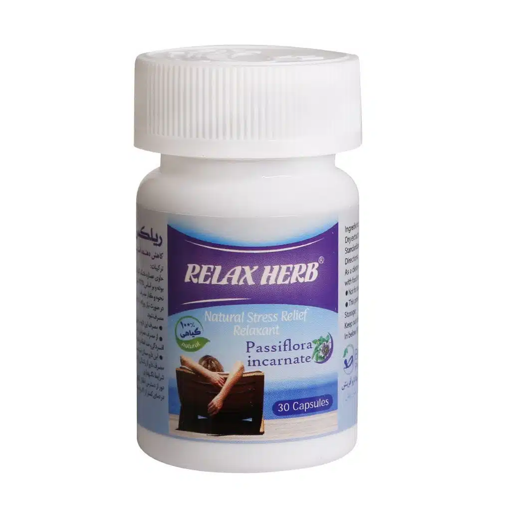 1_Behta-Darou-Relax-Herb-30-Capsules.jpg کپسول ریلکس هرب بهتا دارو 30 عدد - تصویر 1