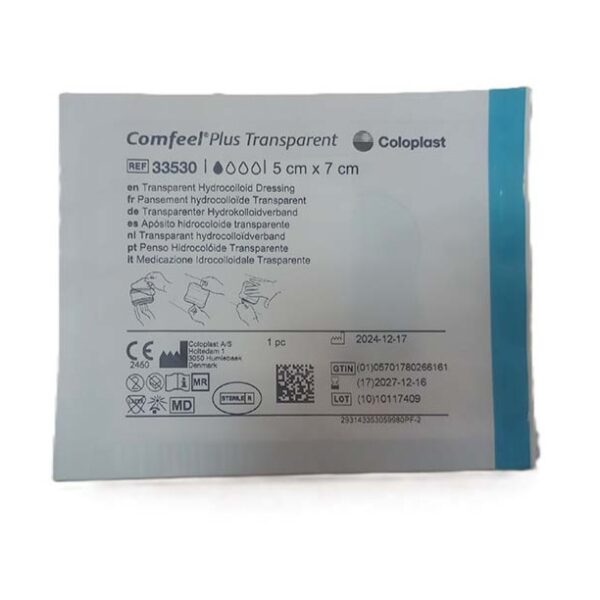 پانسمان کامفیل شفاف کلوپلاست 7*5 Comfeel Plus Transparent (3530)
