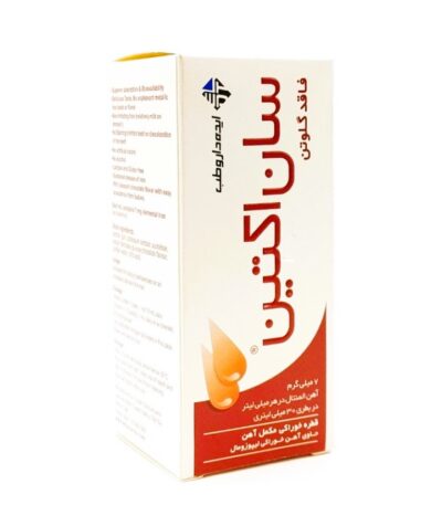 قطره آهن سان اکتین ایده داروطب فاقد گلوتن 30 میلی لیتر