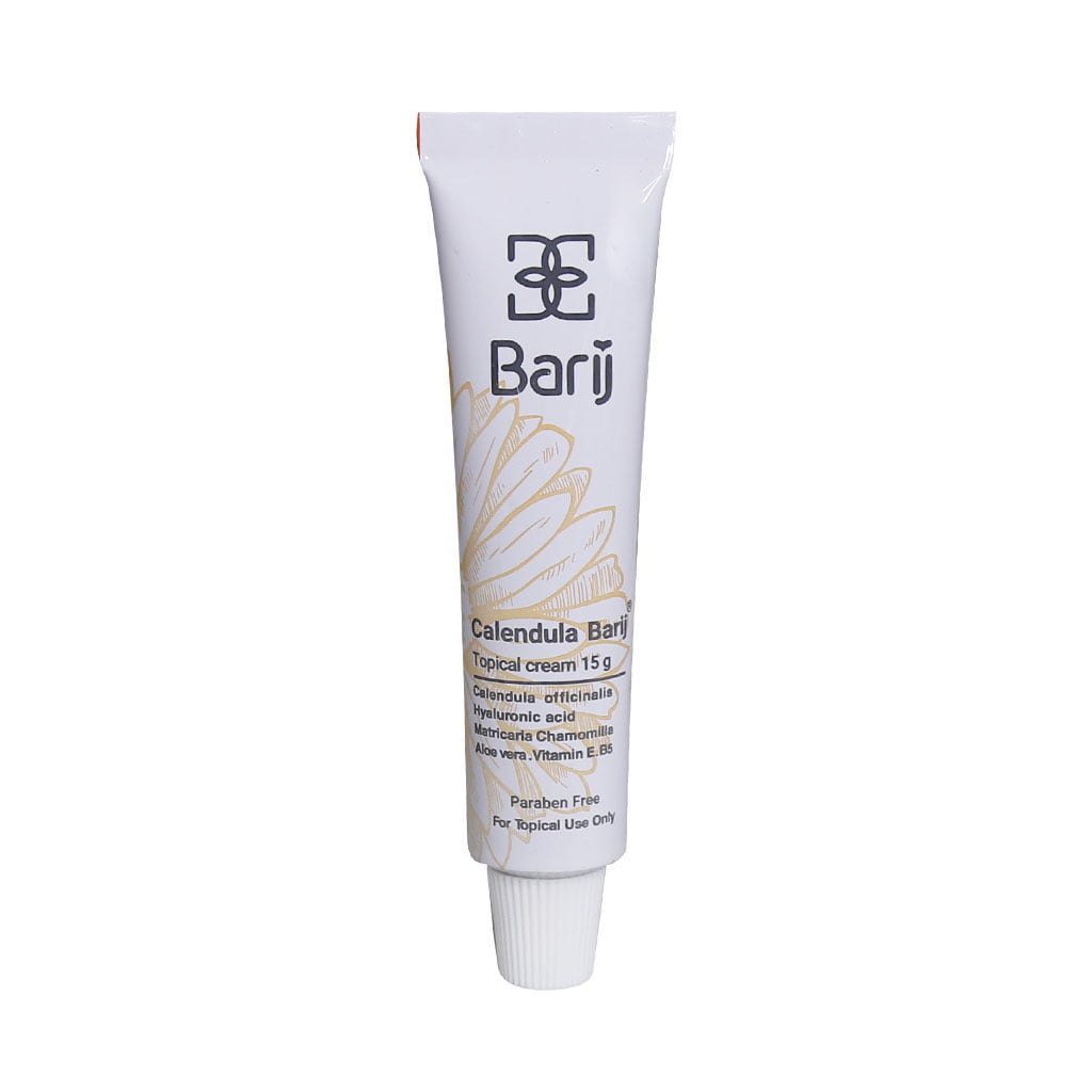 Barij-Essence-Calendula-Topical-Cream-15-ml کرم موضعی کالاندولا باریج اسانس 15 گرم - تصویر 1
