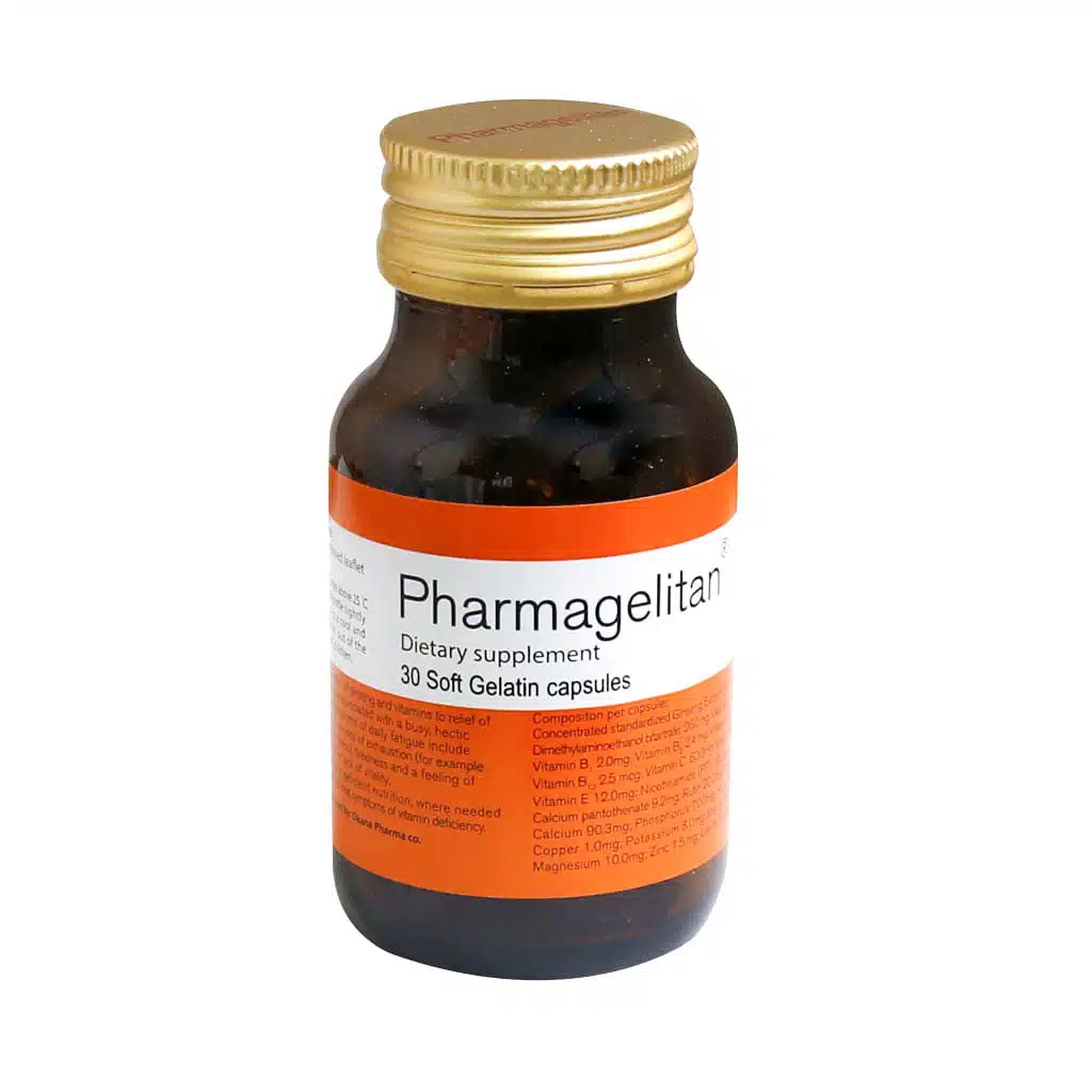Daana-Pharmagelitan-Dietray-Supplement-30-Caps.jpg فارماژلیتان دانا - تصویر 1