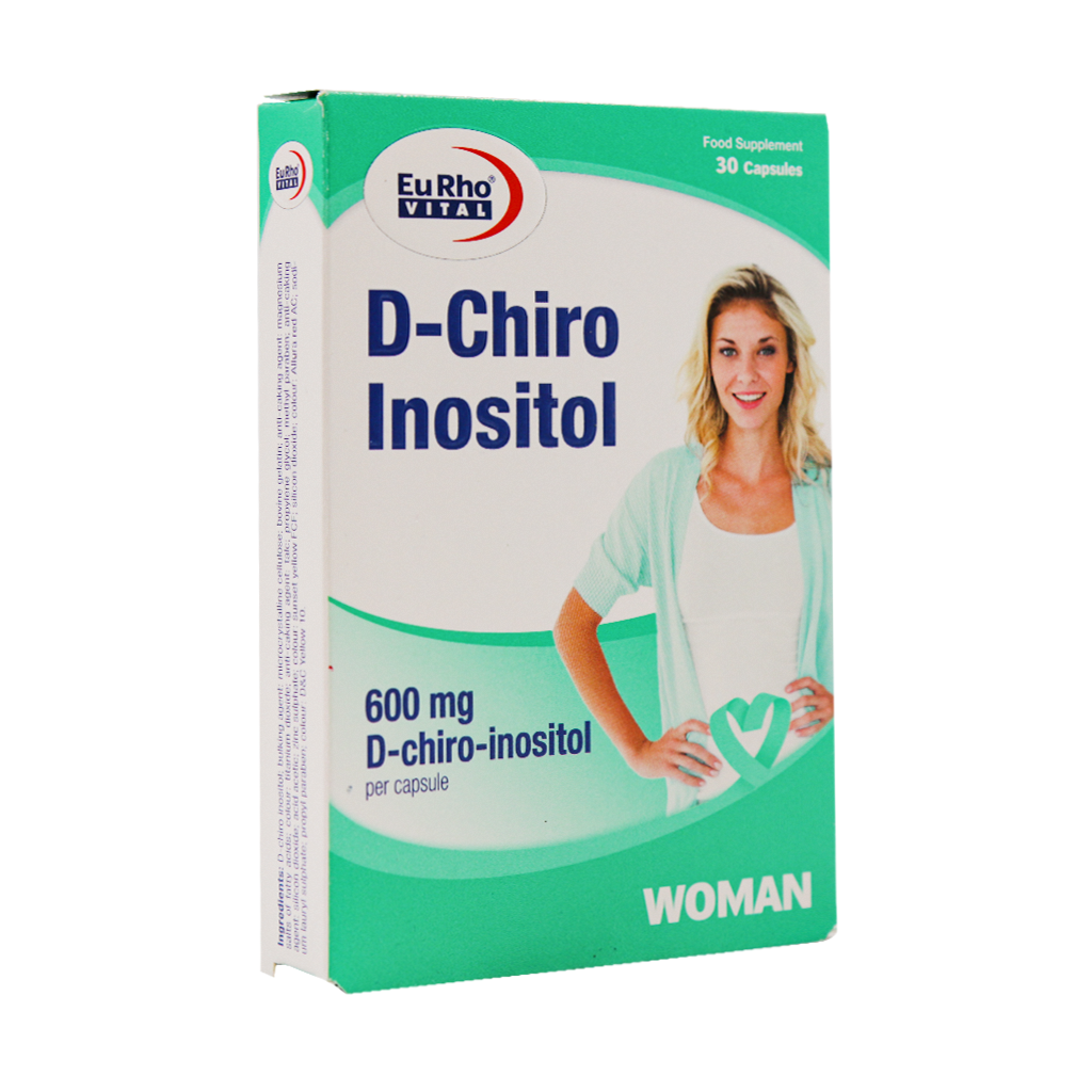 Eurhovital-D-Chiro-Inositon-30-Capsules کپسول دی کایرو اینوزیتول یوروویتال 30 عدد - تصویر 1