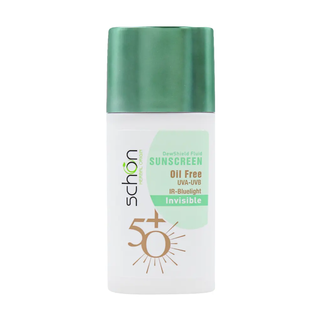 Schon-SPF50-Dew-Shield-Fluid-50-ml فلوئید ضد آفتاب دیووشیلد SPF50 شون 50 میلی لیتر - تصویر 1