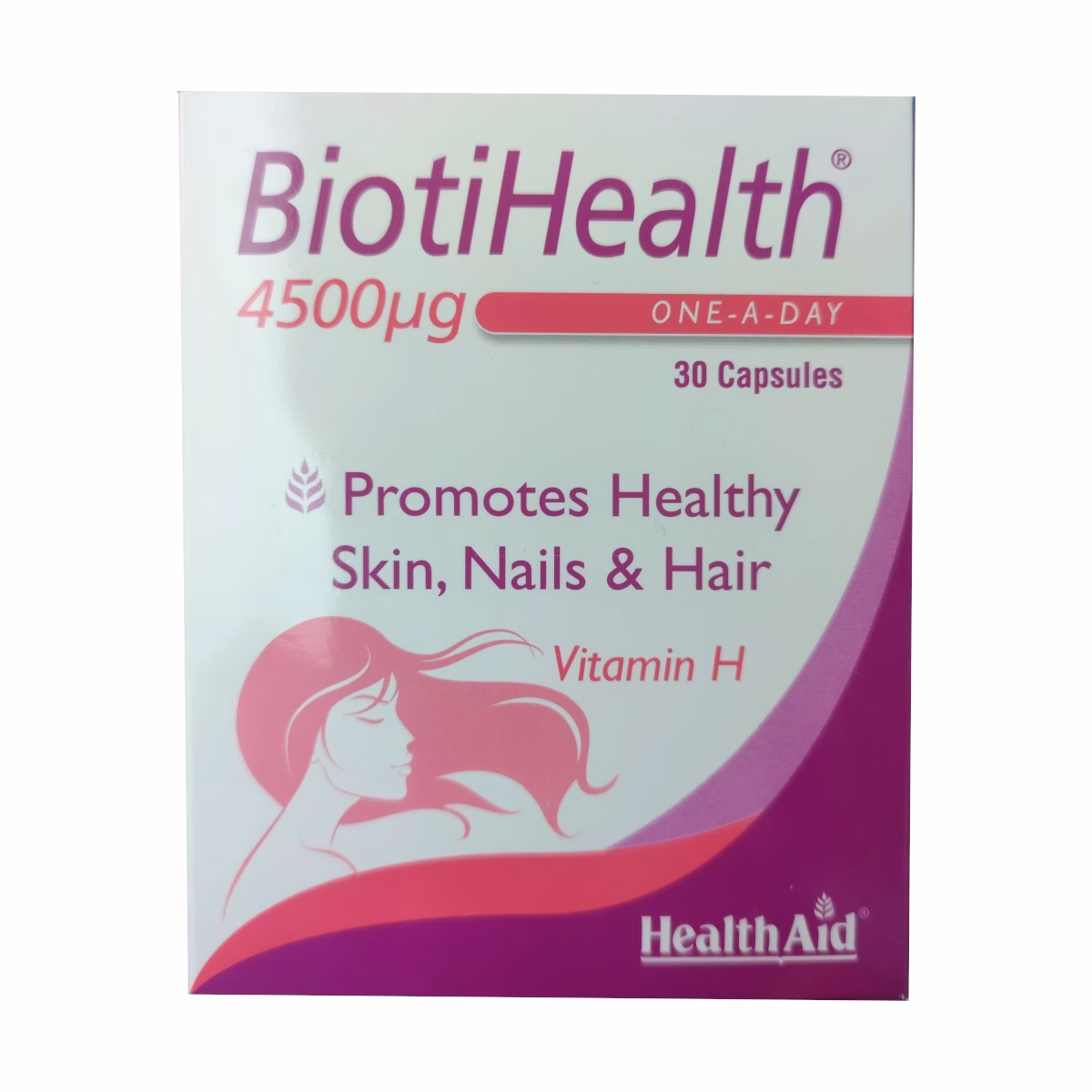 healthaid_bioti-health کپسول بیوتی هلث 4500 میکروگرم هلث اید 30 عددی - تصویر 1