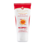 کرم ضد آفتاب و ضد چروک SPF50 رنگی سان سیف