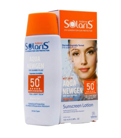 لوسیون آبی ضد آفتاب فاقد چربی SPF50 آکوا نیوژن سولاریس آردن