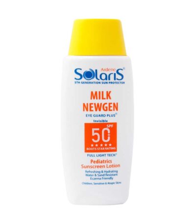 لوسیون ضد آفتاب کودک میلک نیوژن SPF50 سولاریس آردن