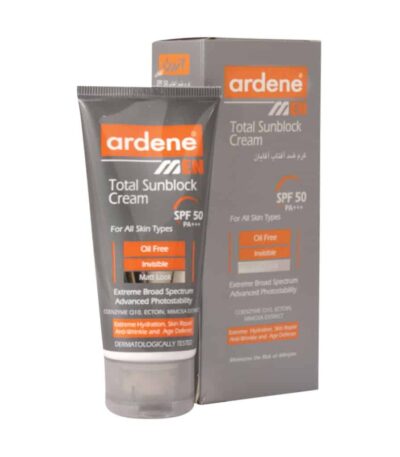 کرم ضد آفتاب آقایان SPF50 آردن مناسب انواع پوست