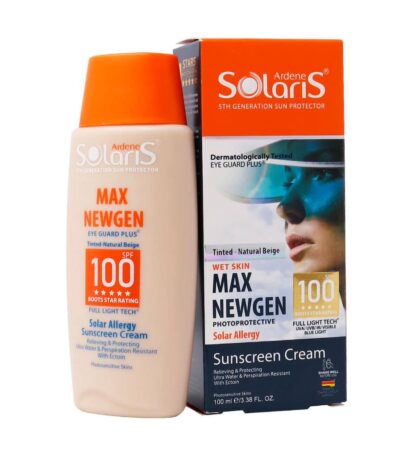 کرم ضد آفتاب رنگی SPF100 مکس نیوژن سولاریس آردن