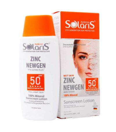 لوسیون ضد آفتاب فیزیکال زینک نیوژن SPF50 سولاریس آردن
