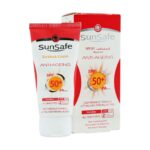 کرم ضد آفتاب و ضد چروک SPF50 بی رنگ سان سیف