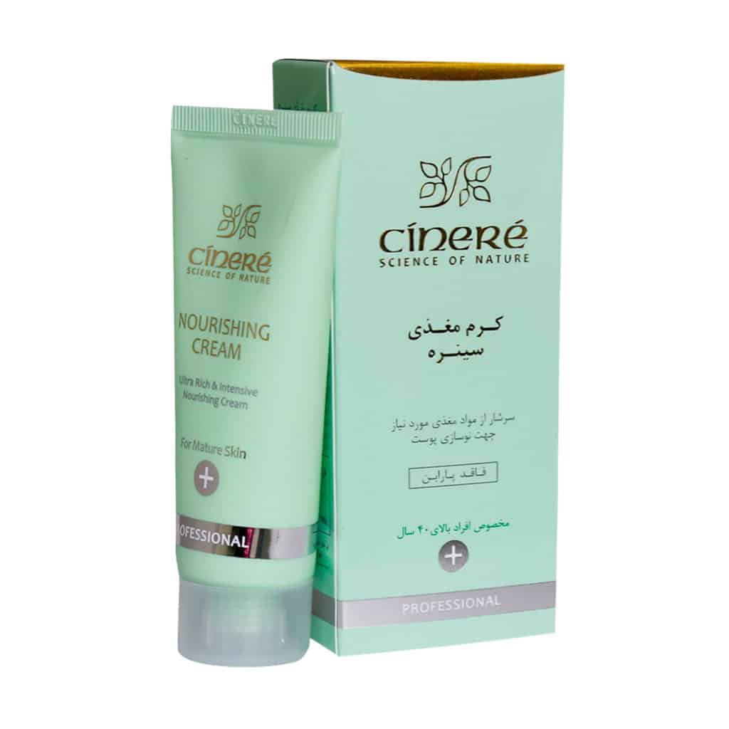 Cinere-Nourishing-Cream-For-Mature-Skins-۴۰-ml کرم شب مغذی بالای ۴۰ سال سینره