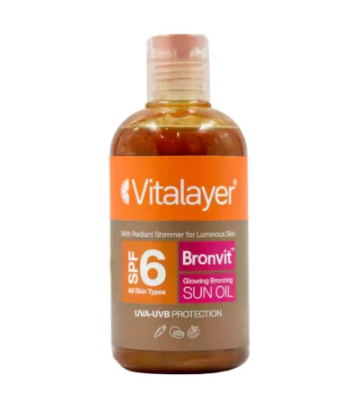 روغن آفتاب برنزه کننده اکلیلی SPF6 برن ویت ویتالیر