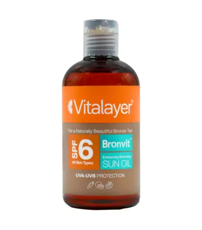 روغن آفتاب برنزه کننده SPF6 برن ویت ویتالیر