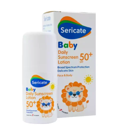 لوسیون ضد آفتاب روزانه کودک SPF50 سری کیت بیبی